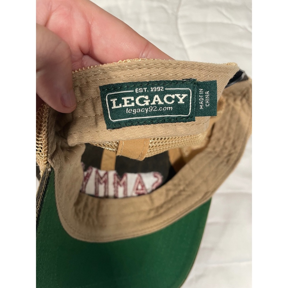 Legacy Sammy's Artisinal Sandwiches Trucker Hat Brown Tan Mesh Snapback Cap - Picture 3 of 3
